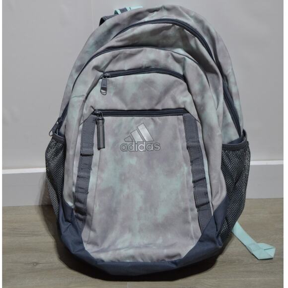 Adidas Excel 6 Gray & Blue Backpack - Picture 1 of 14